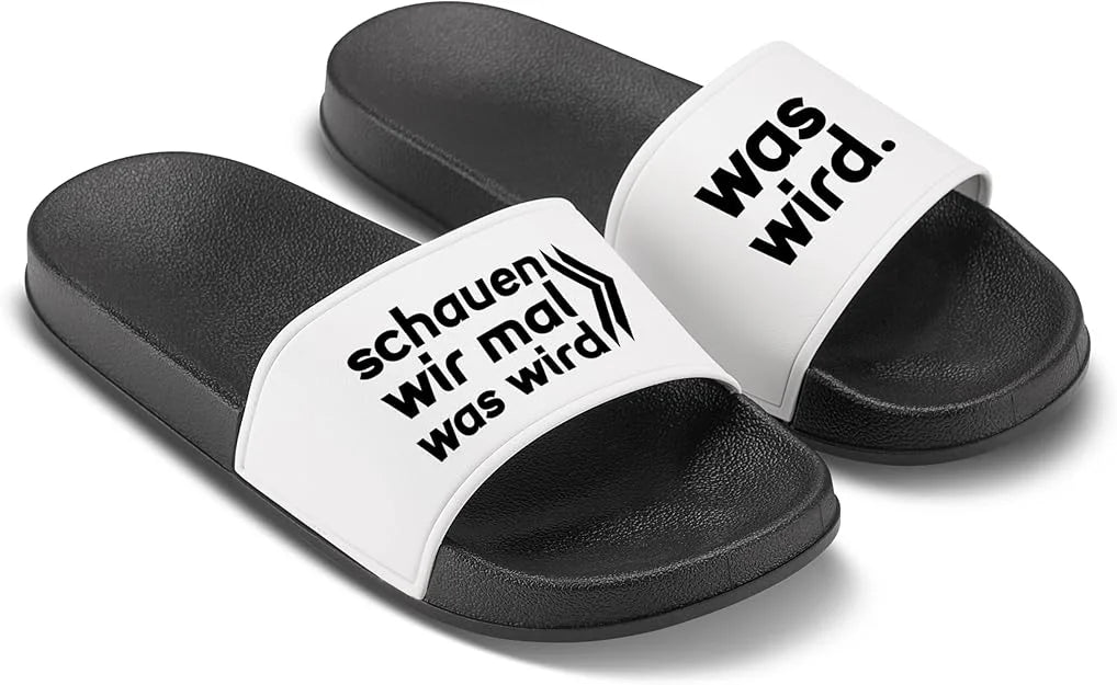 Badelatschen - Schauen wir mal was Wird