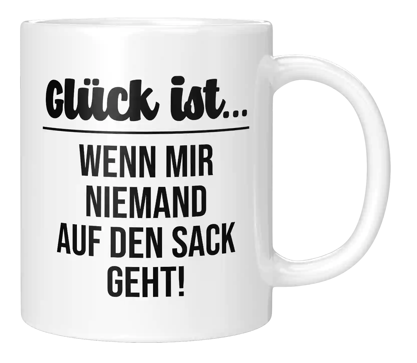 Tasse - Wenn mir niemand auf den Sack geht