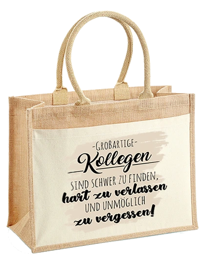 Jutetasche - Großartige Kollegen