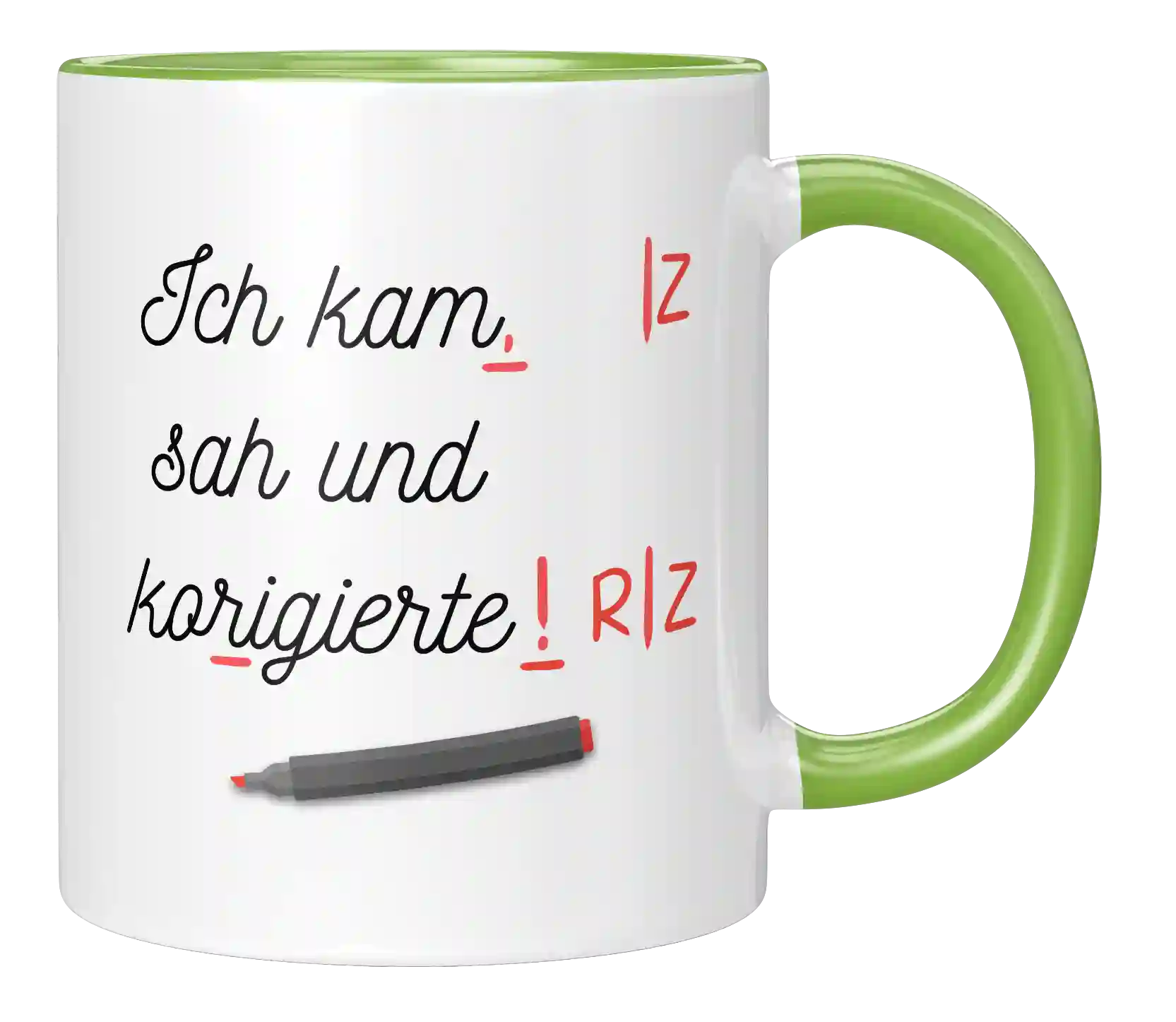 Tasse - Ich kam, sah und korrigierte