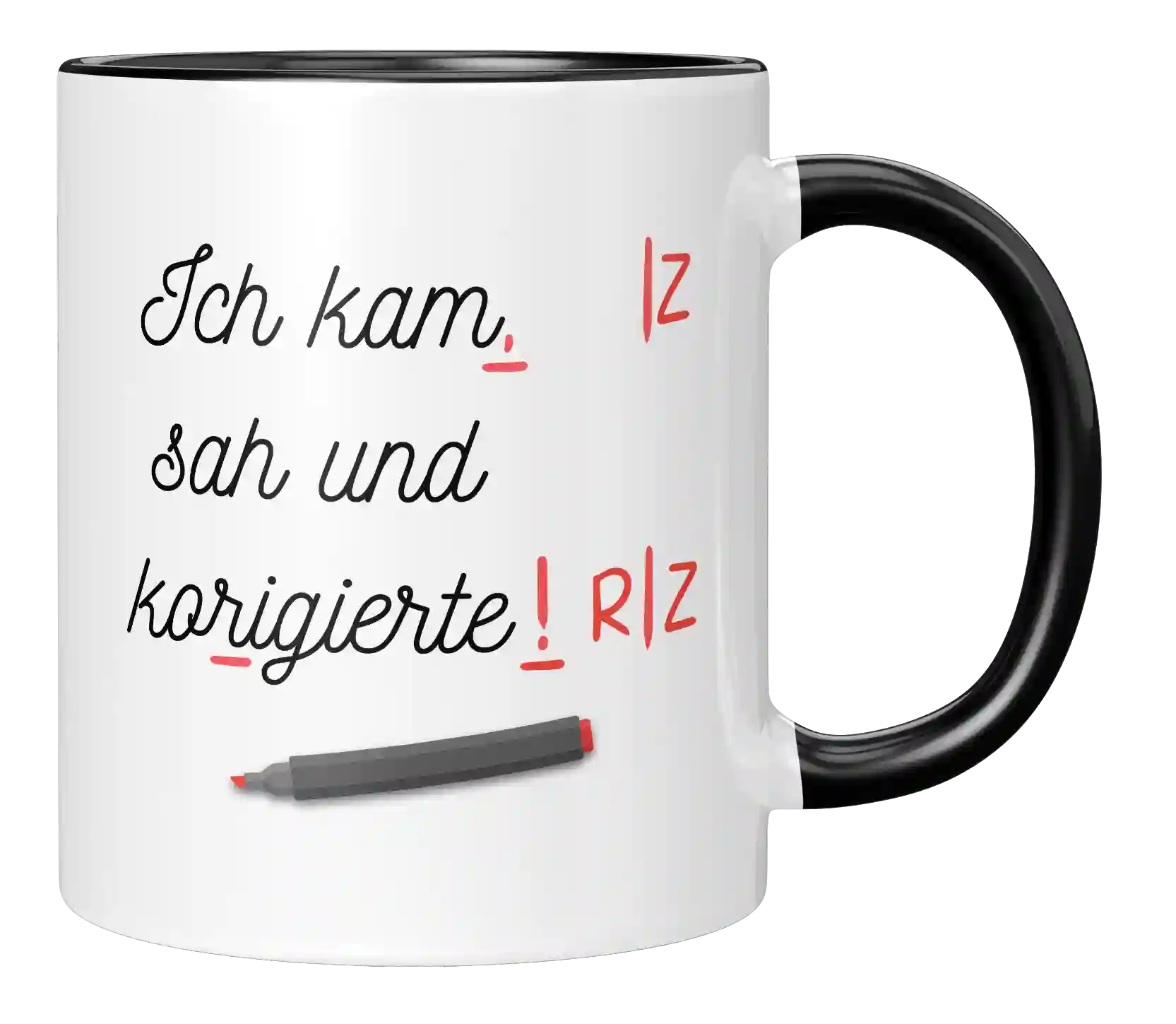 Tasse - Ich kam, sah und korrigierte