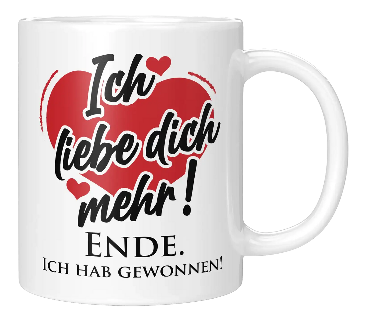 Tasse - Ich liebe dich mehr