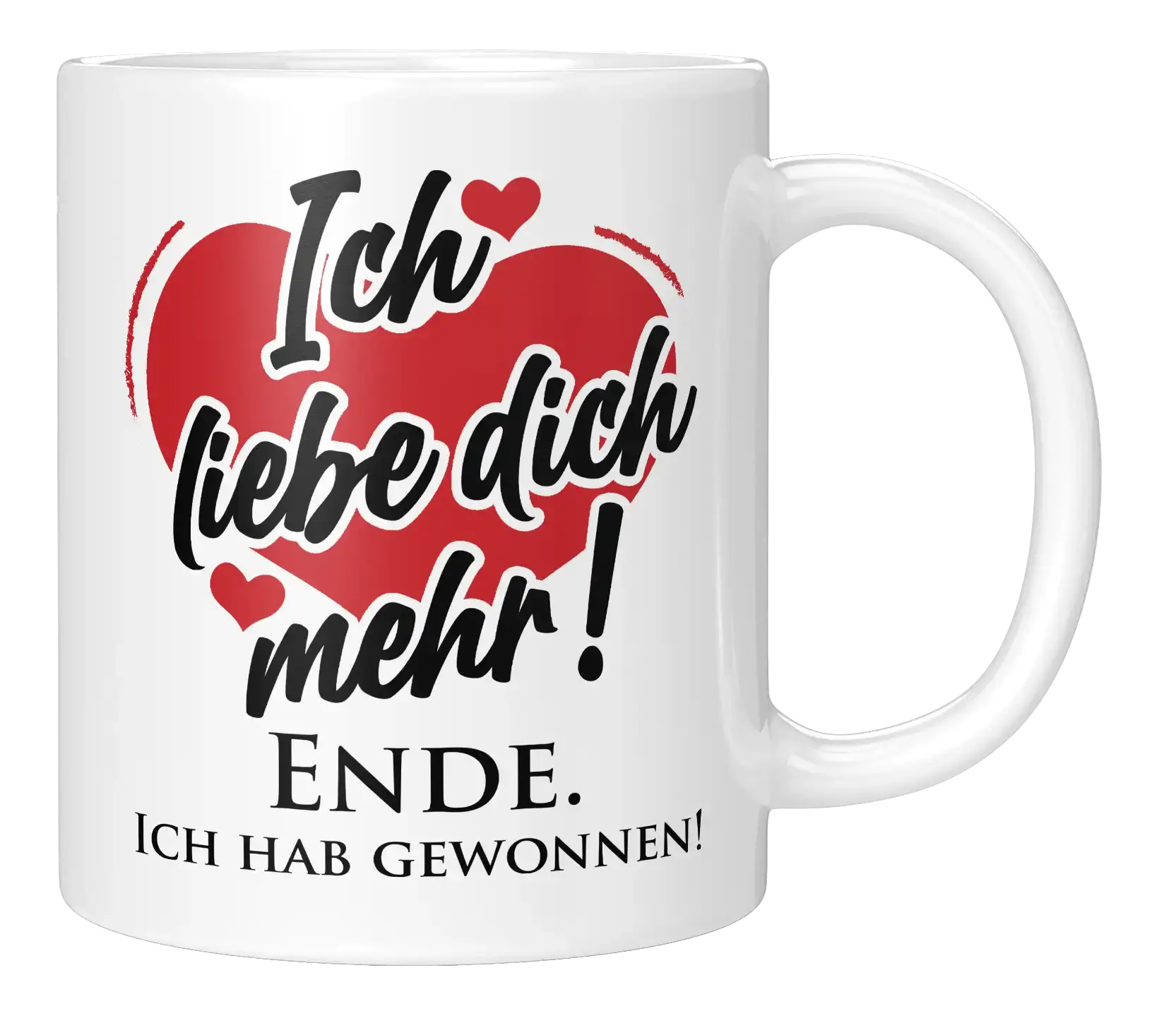 Tasse - Ich liebe dich mehr