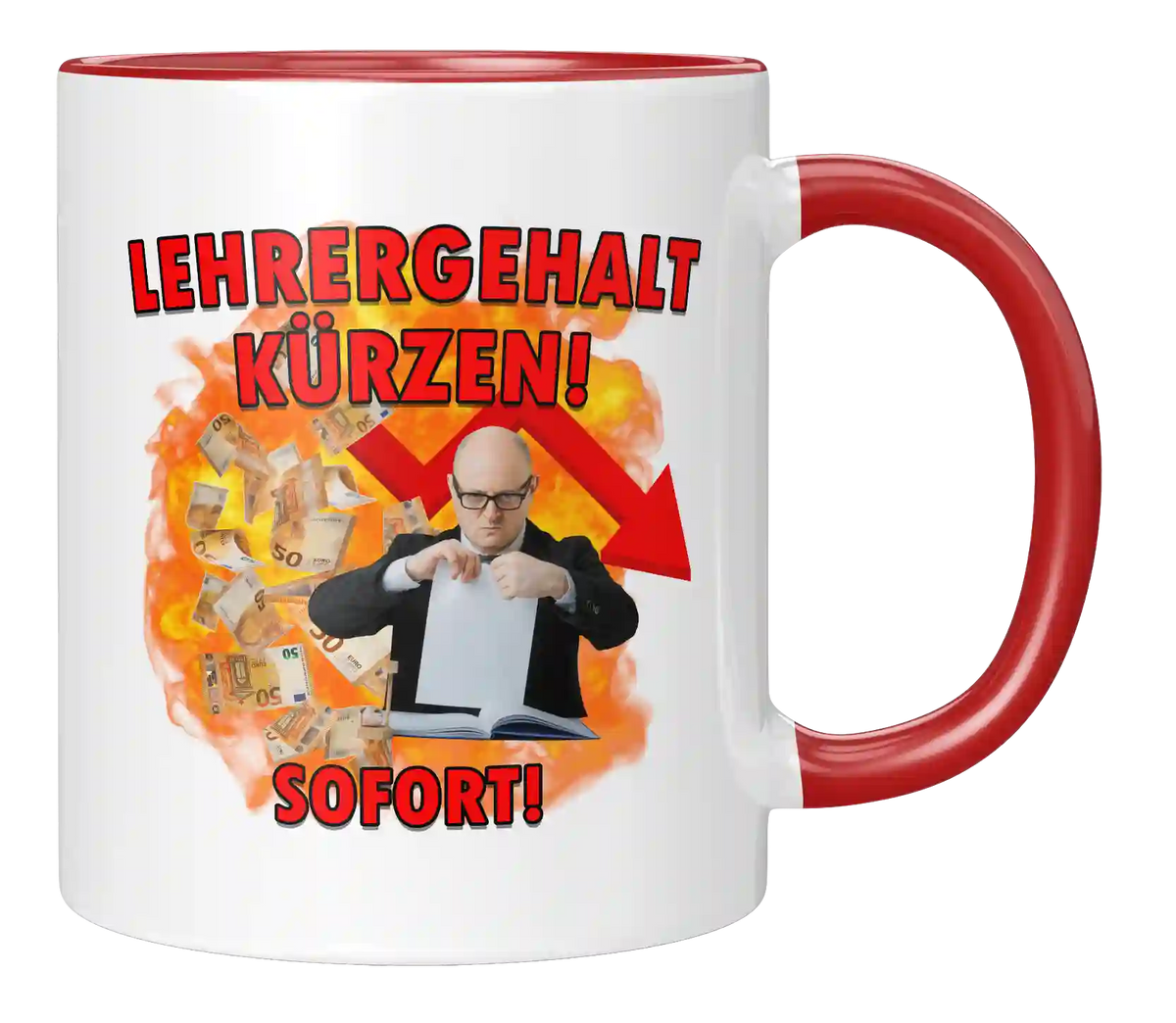 Tasse - Lehrergehalt kürzen! Sofort
