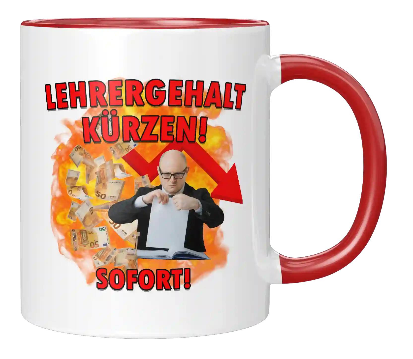 Tasse - Lehrergehalt kürzen! Sofort