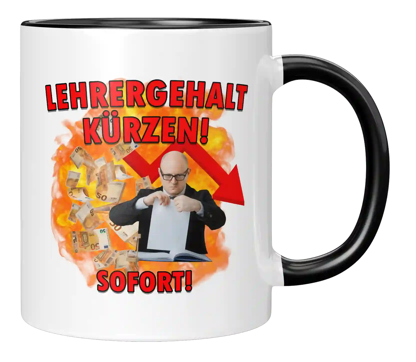 Tasse - Lehrergehalt kürzen! Sofort