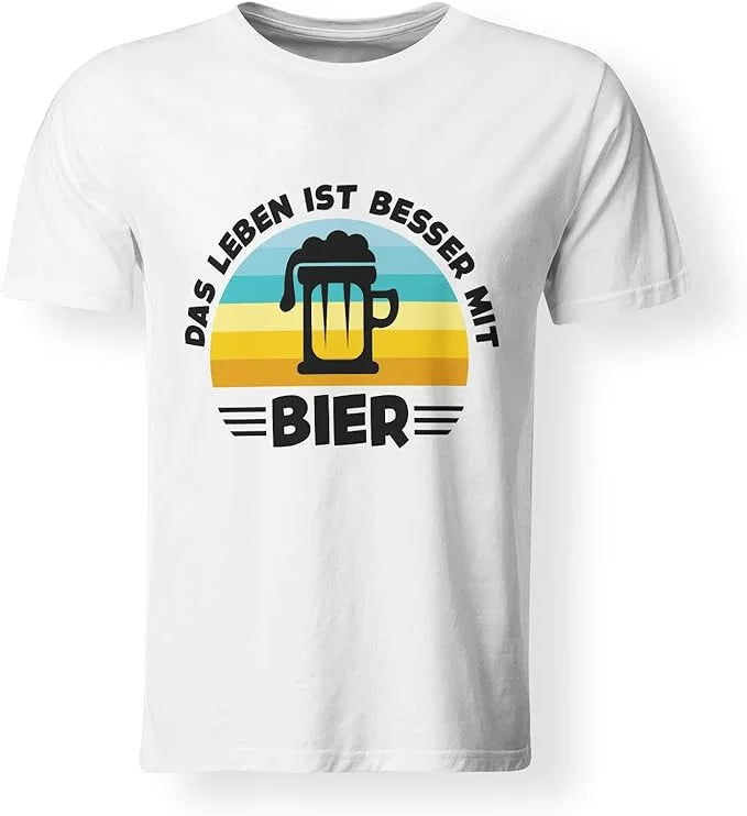 T-Shirt - Das Leben ist besser mit Bier