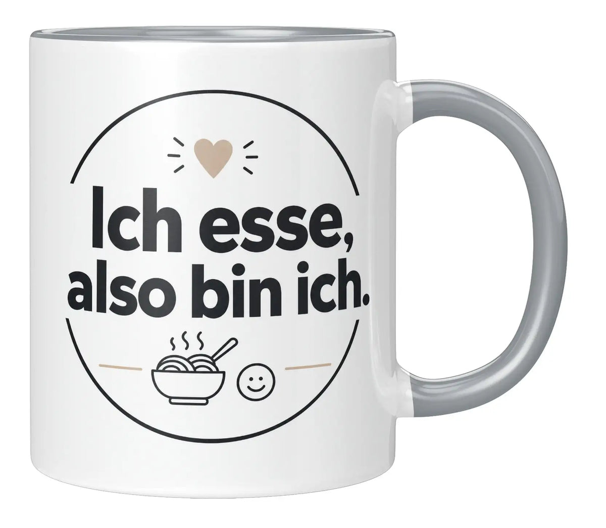 Tasse - Ich esse, also bin ich.