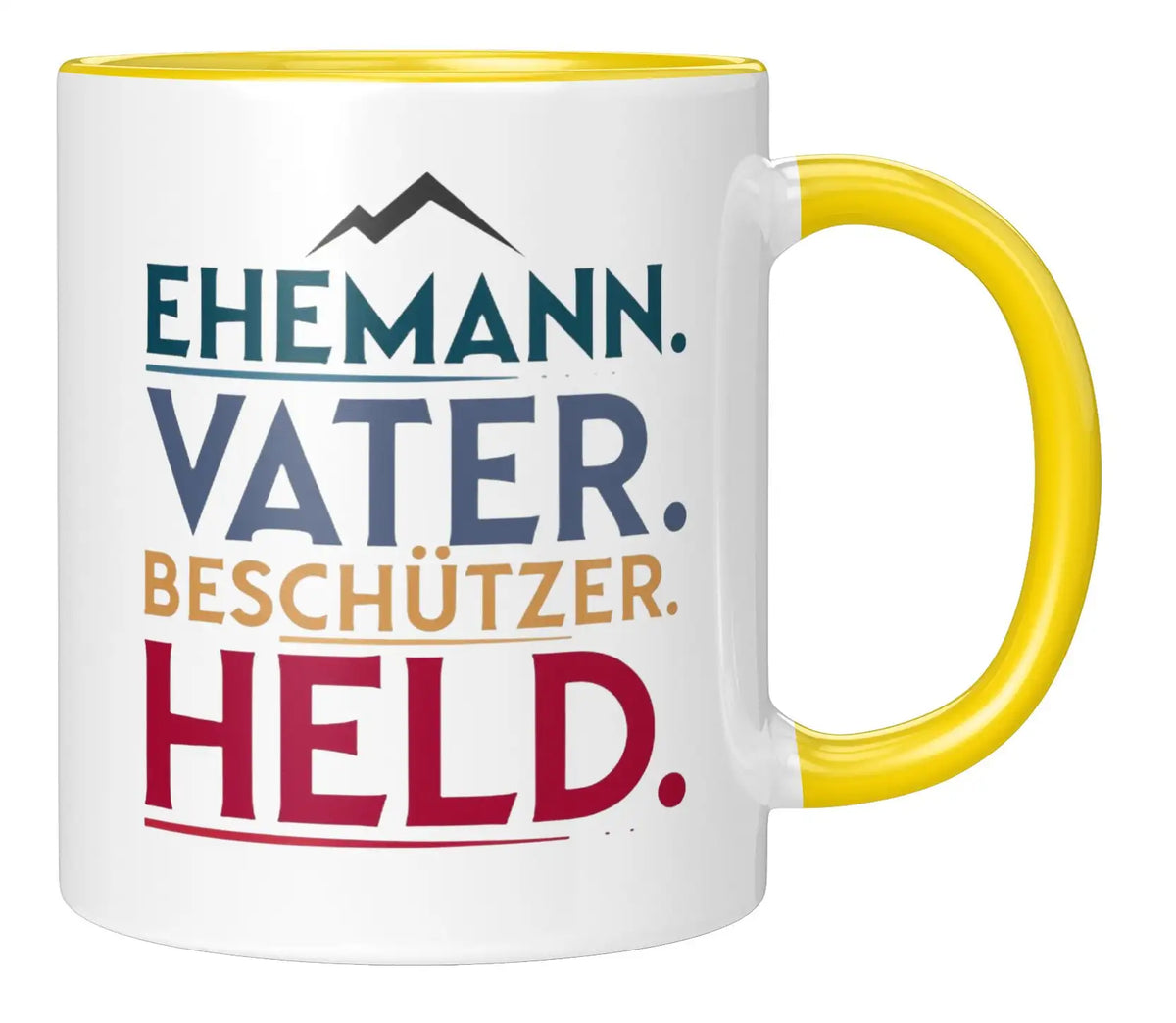Tasse - Ehemann. Vater. Beschützer. Held.