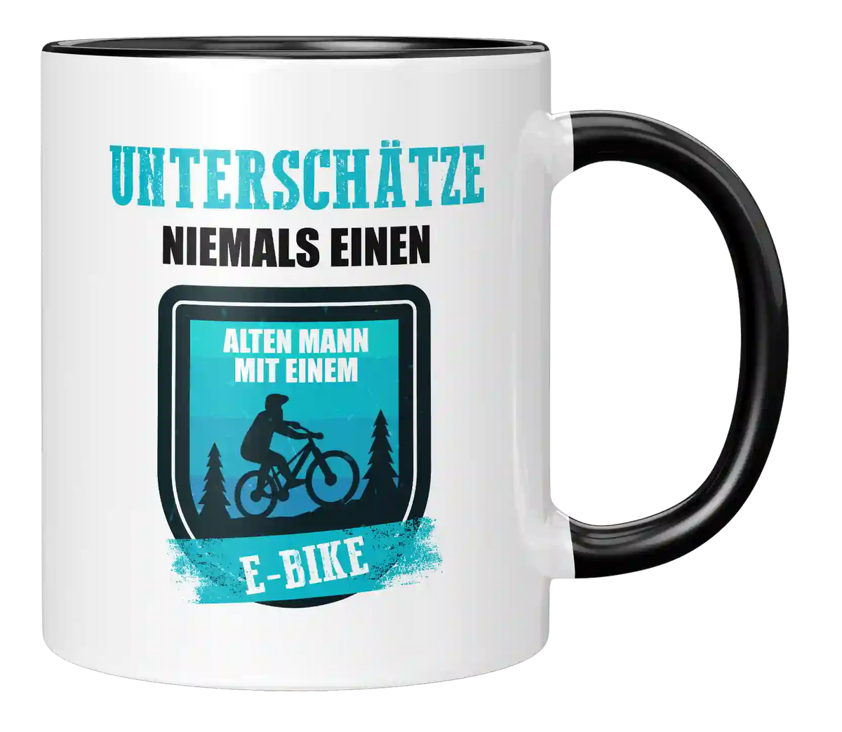 Tasse - Unterschätze niemals einen alten Mann