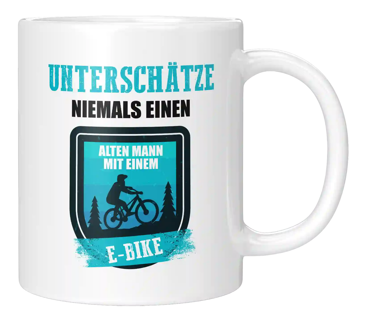 Tasse - Unterschätze niemals einen alten Mann