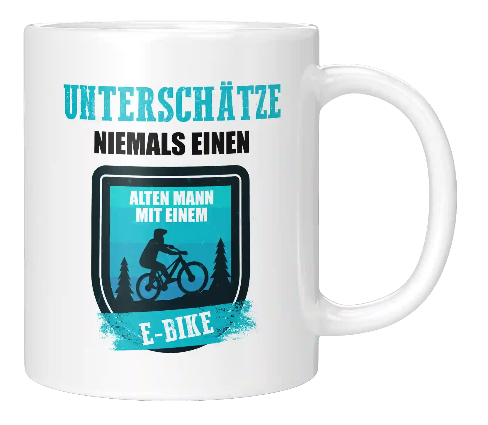 Tasse - Unterschätze niemals einen alten Mann