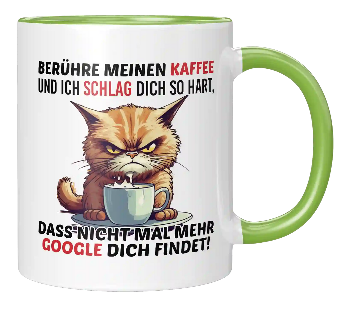 Tasse - Berühre meinen Kaffee