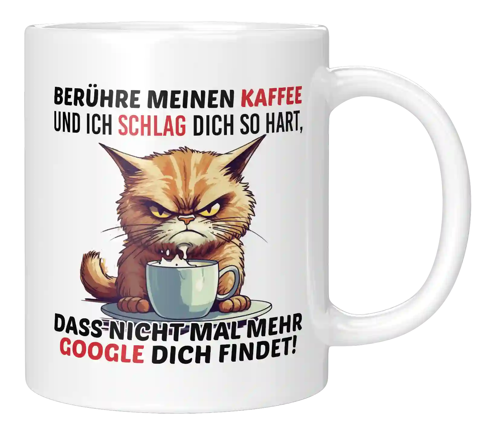 Tasse - Berühre meinen Kaffee