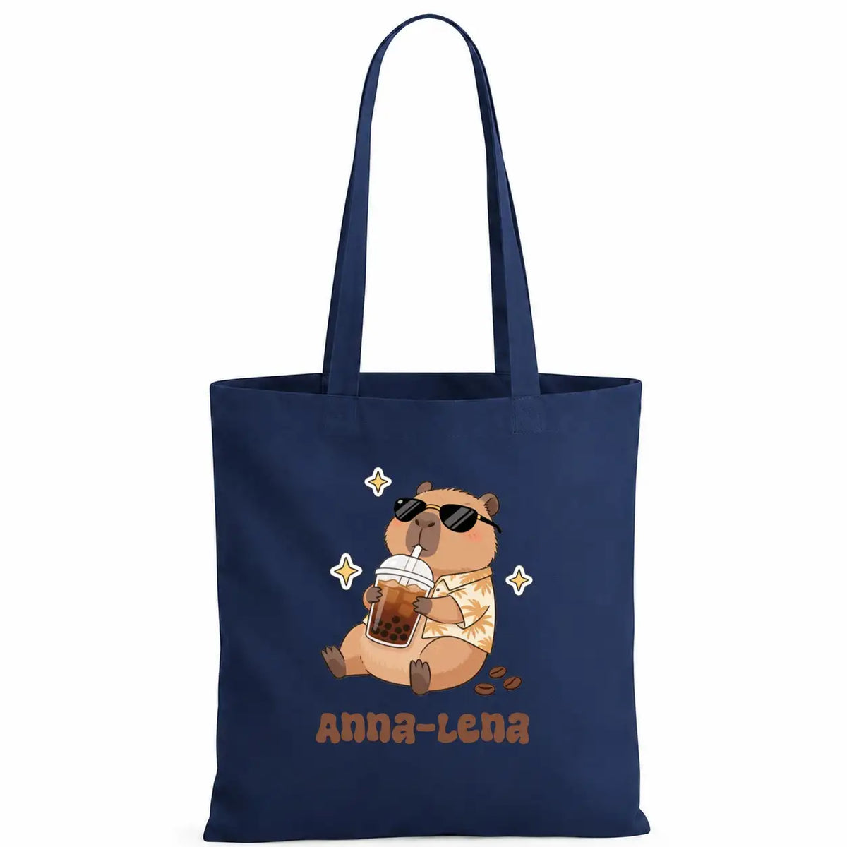 Baumwolltasche - Anna-Lena Capybara Motiv