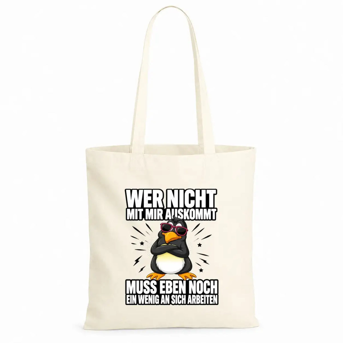Baumwolltasche - Arbeite an dir