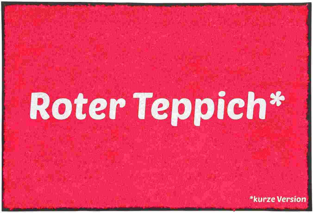 Fußmatten - Roter Teppich - Kurze Version