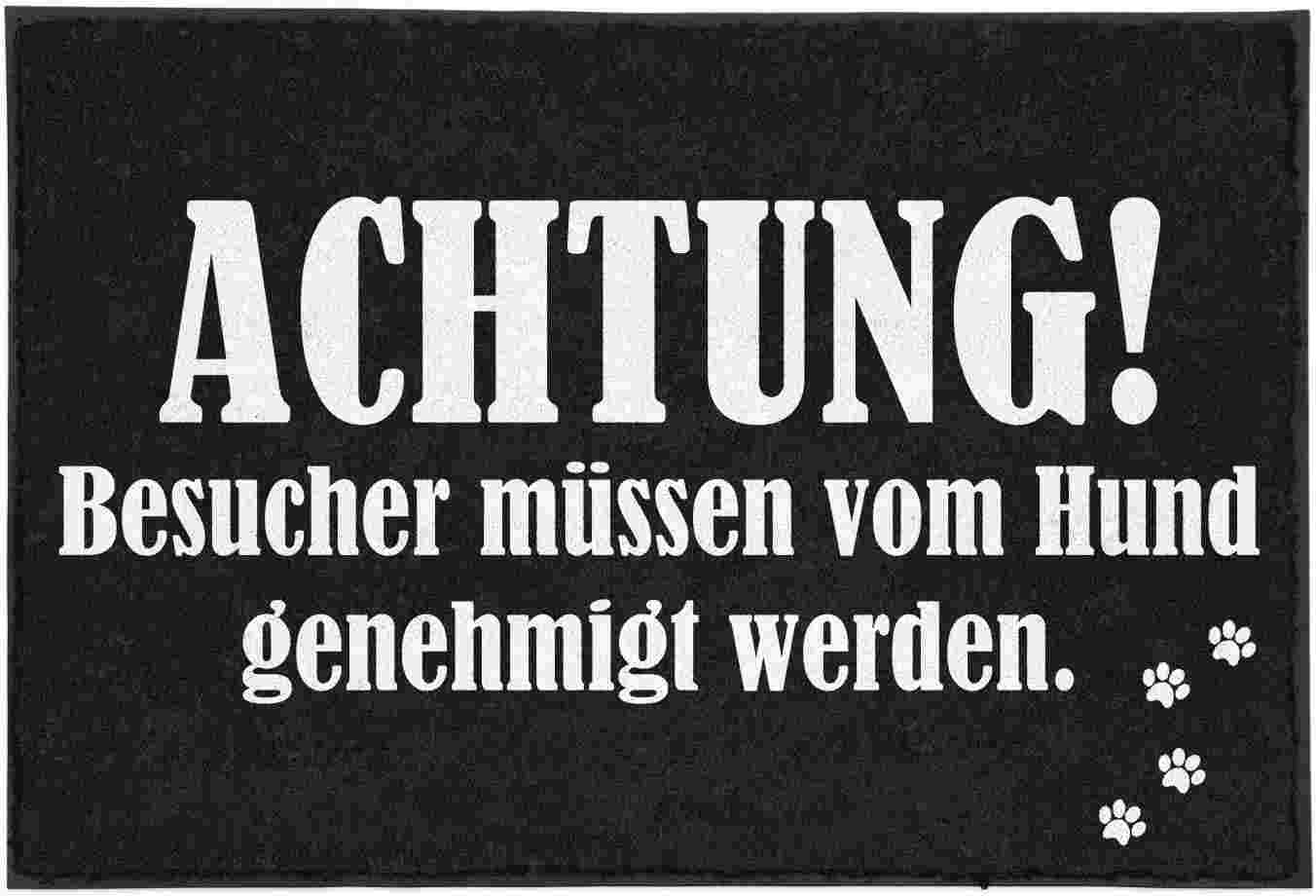 Fußmatten - Achtung!