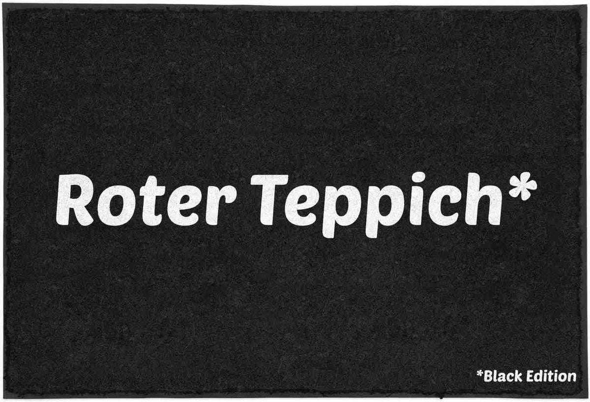 Fußmatten - Roter Teppich - Black Edition