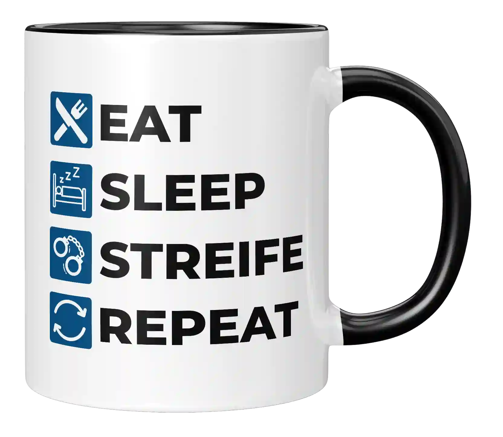 Tasse - Eat Sleep Streife Repeat