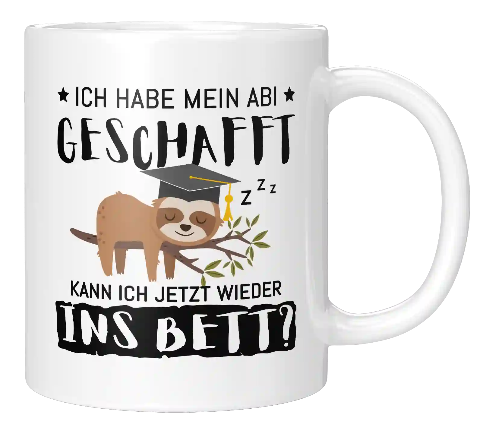 Tasse - Ich habe mein Abi geschafft