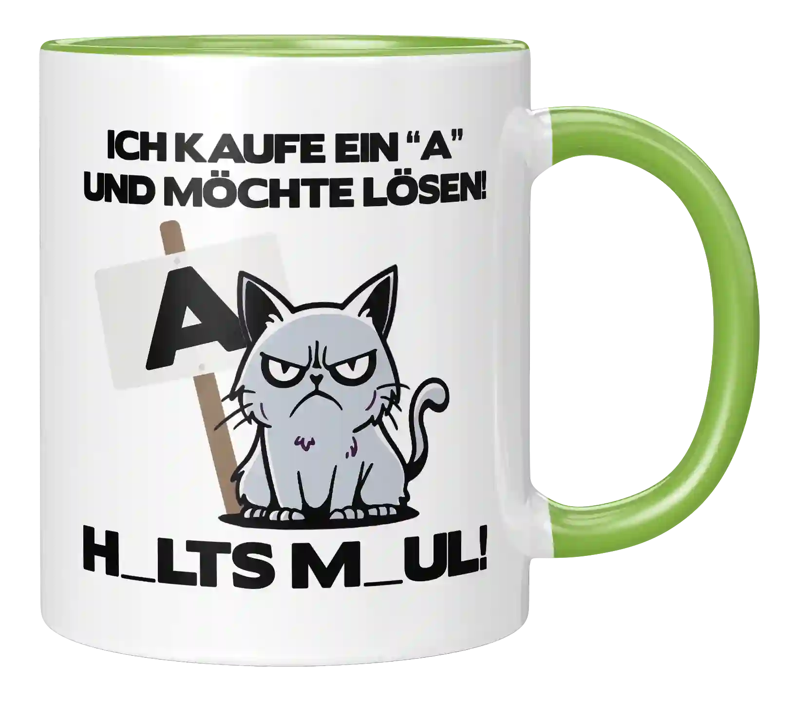Tasse - Ich kaufe ein A und möchte lösen