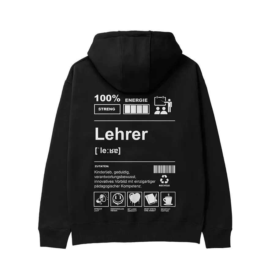 Hoodie - Lehrer