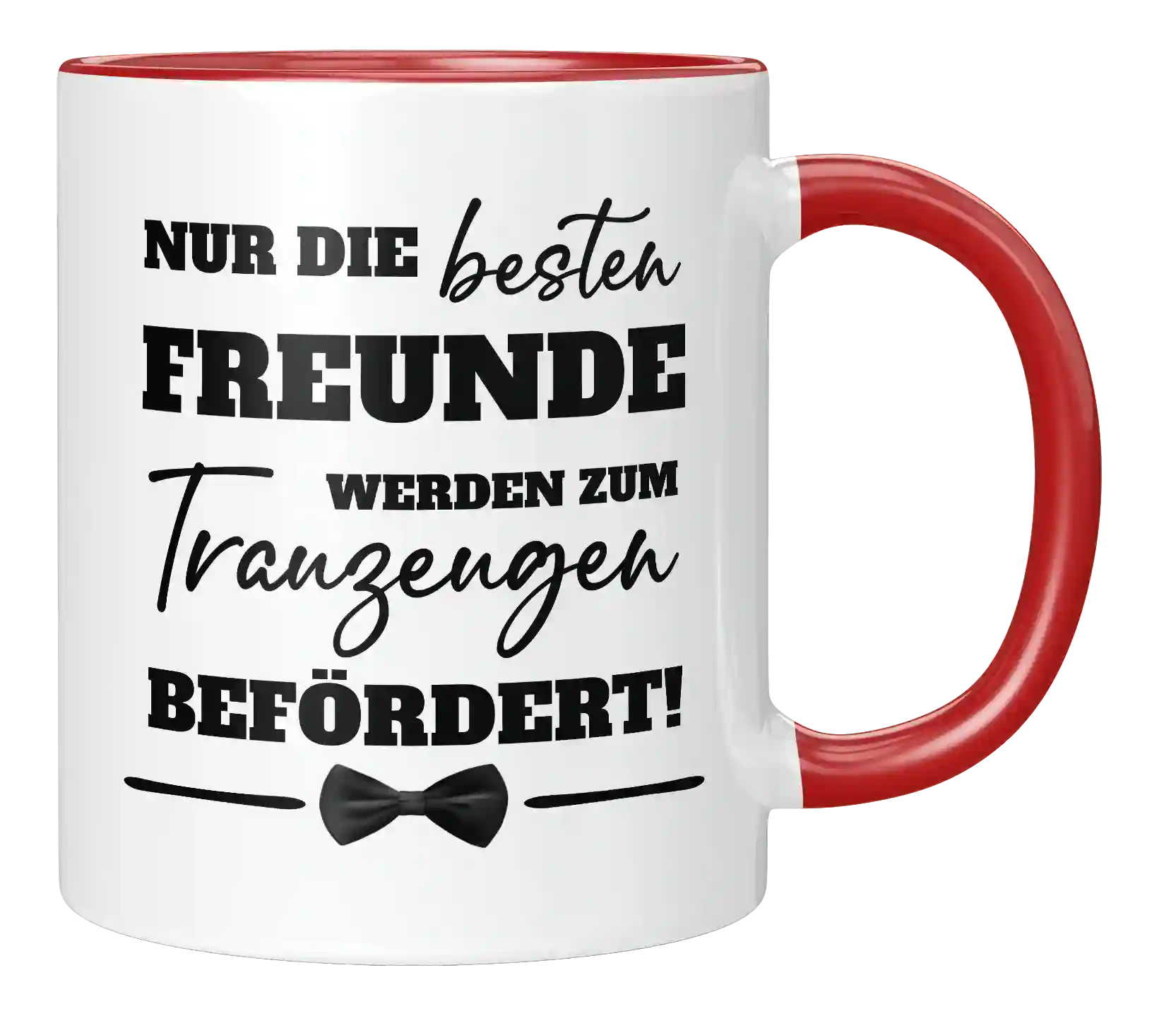 Tasse - Freunde werden zum Trauzeugen