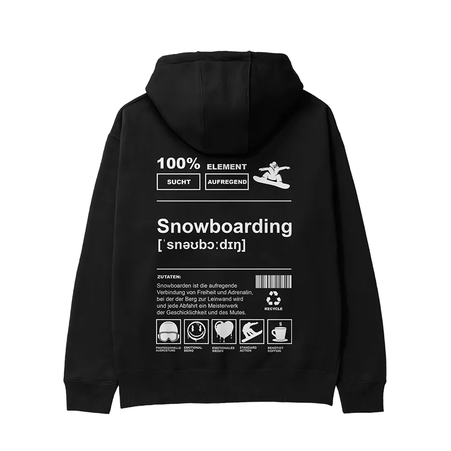 Hoodie - Snowboarding