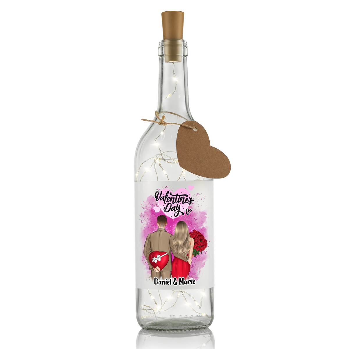 Flaschenlicht - Valentinstag Geschenke