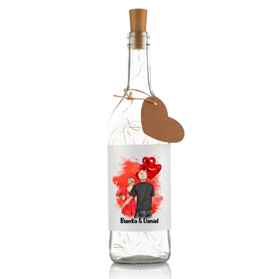 Flaschenlicht - Valentinstag 3