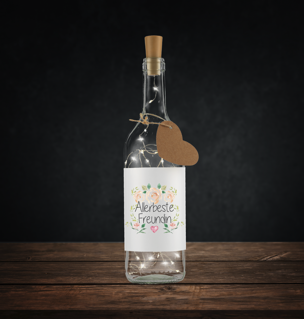 Flaschenlicht - Allerbeste Freundin
