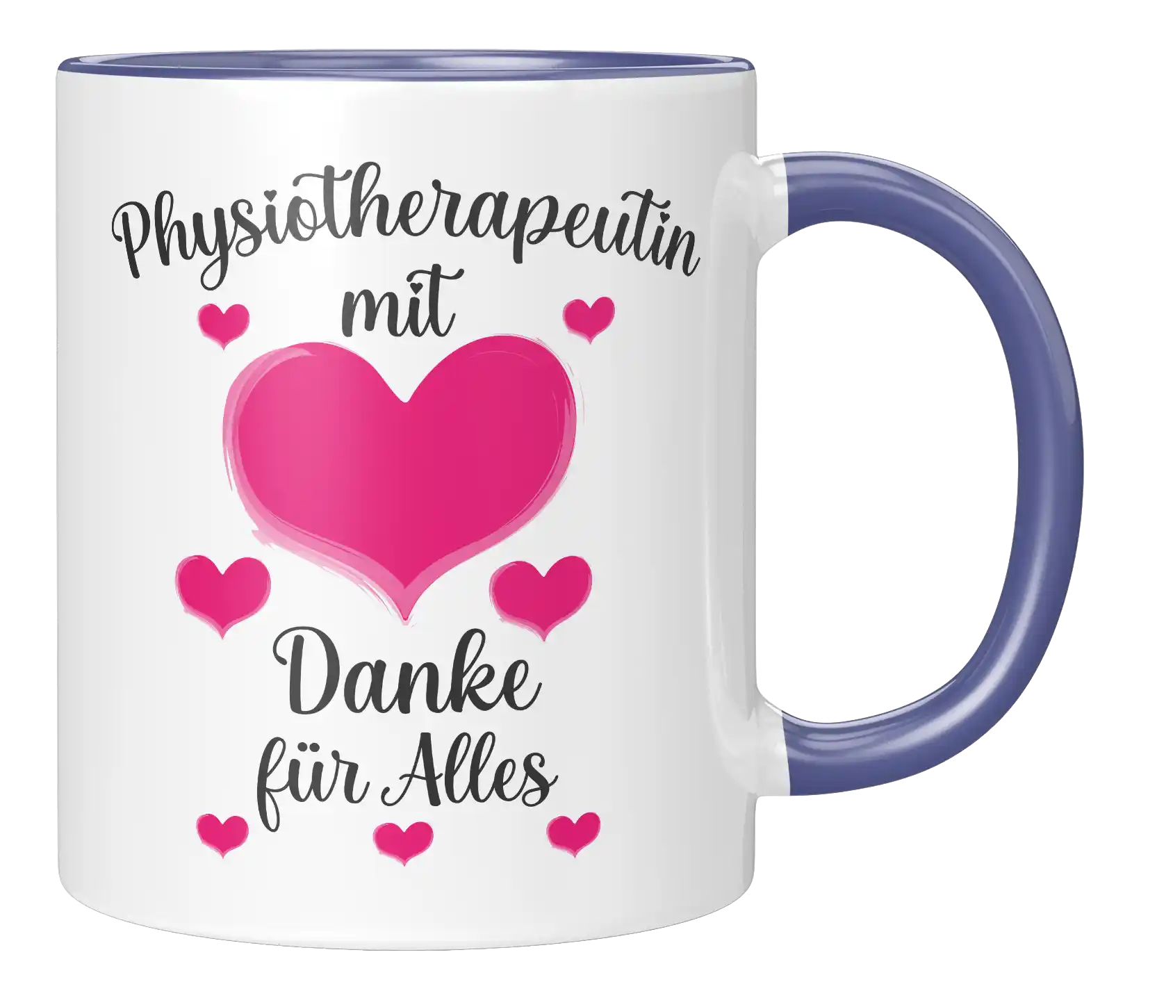 Tasse - Physiotherapeutin mit Herz Danke für Alles
