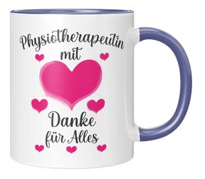 Tasse - Physiotherapeutin mit Herz