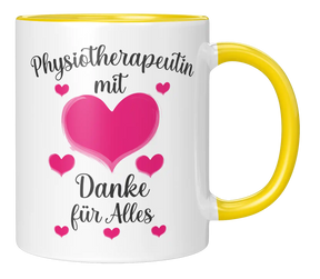Tasse - Physiotherapeutin mit Herz Danke für Alles