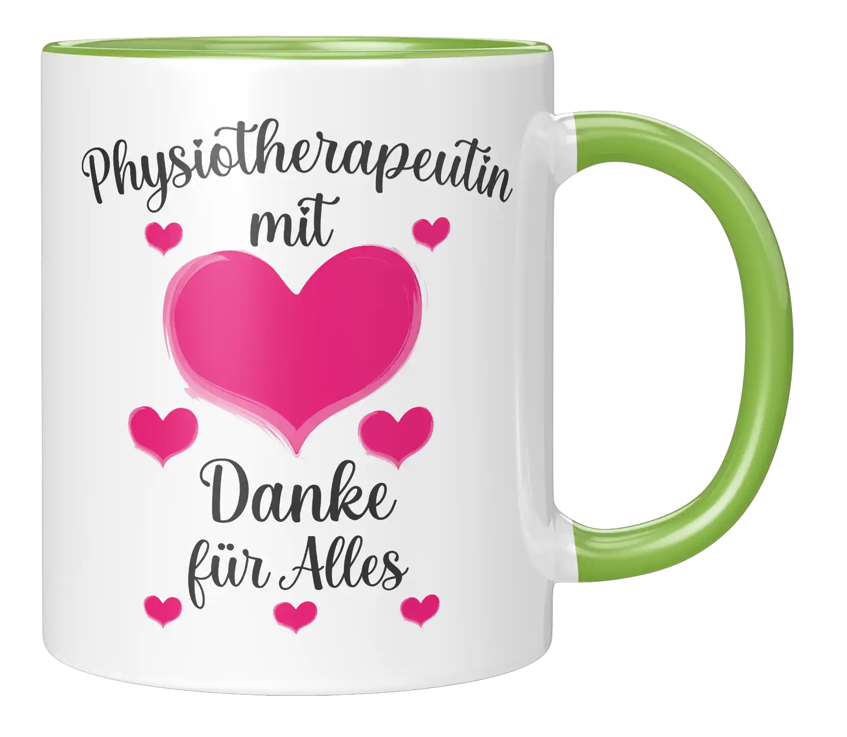 Tasse - Physiotherapeutin mit Herz Danke für Alles