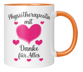 Tasse - Physiotherapeutin mit Herz