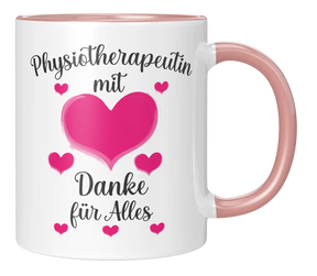 Tasse - Physiotherapeutin mit Herz Danke für Alles