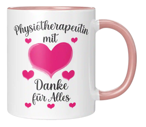 Tasse - Physiotherapeutin mit Herz