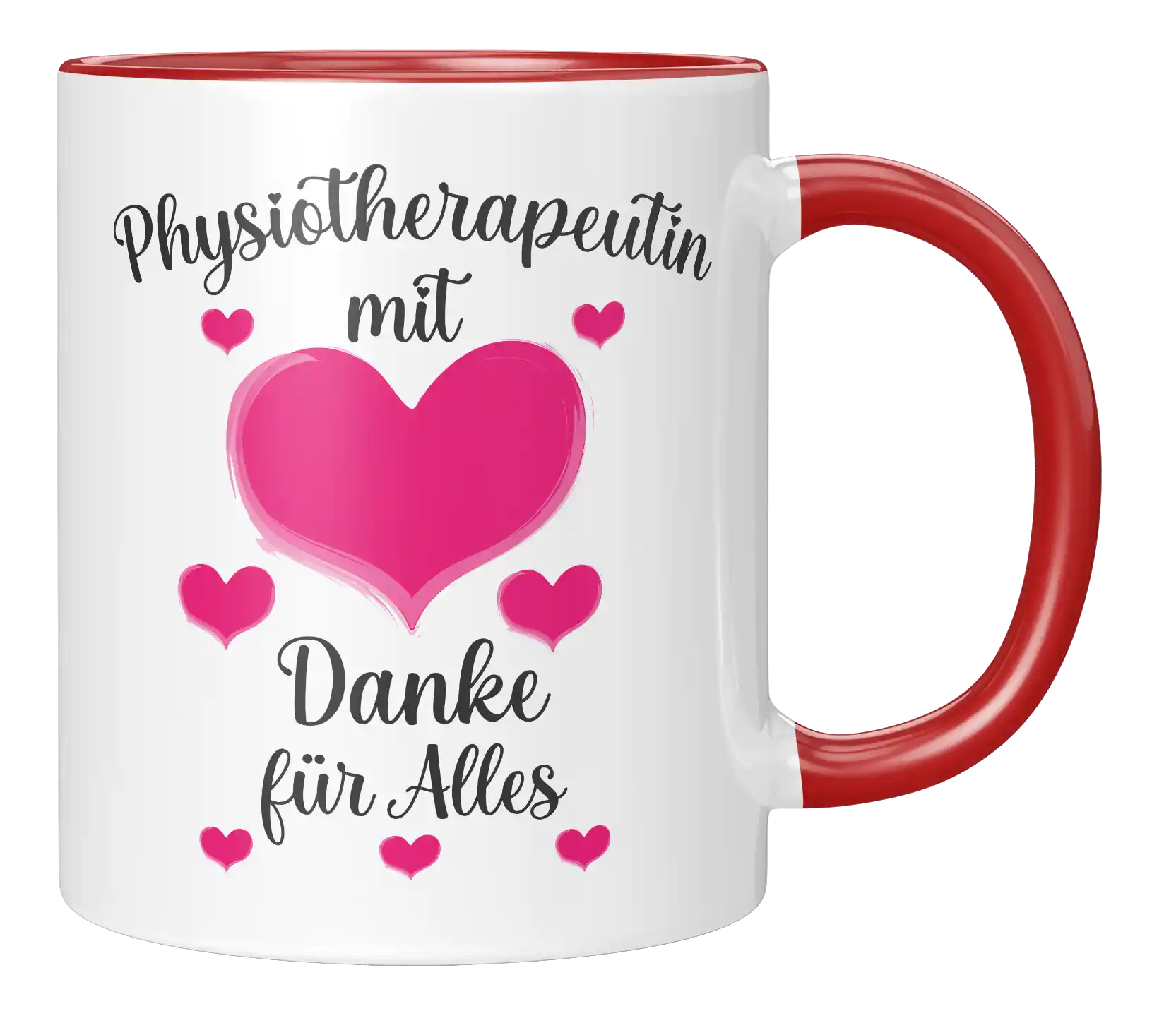Tasse - Physiotherapeutin mit Herz Danke für Alles