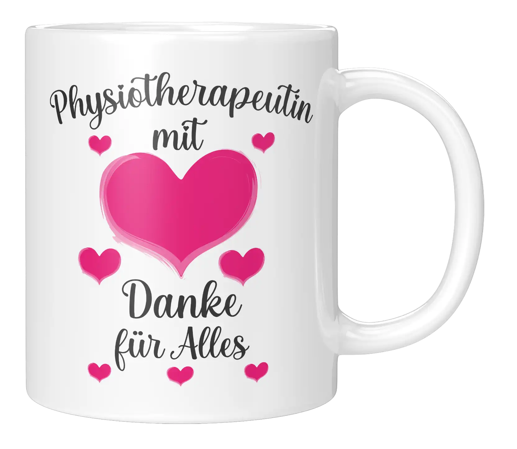 Tasse - Physiotherapeutin mit Herz Danke für Alles