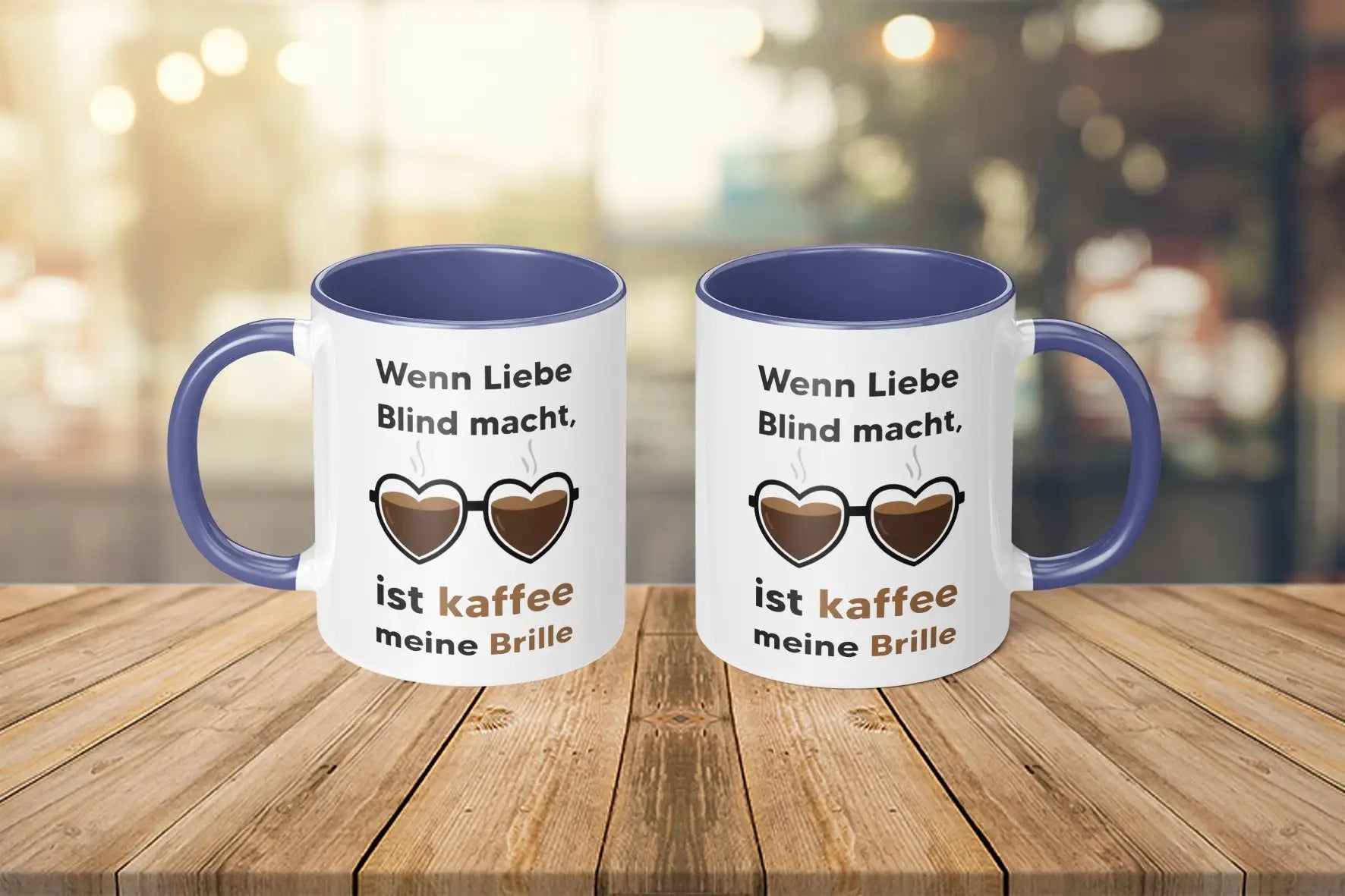 Tasse - Wenn Liebe Blind macht, ist kaffee meine Brille