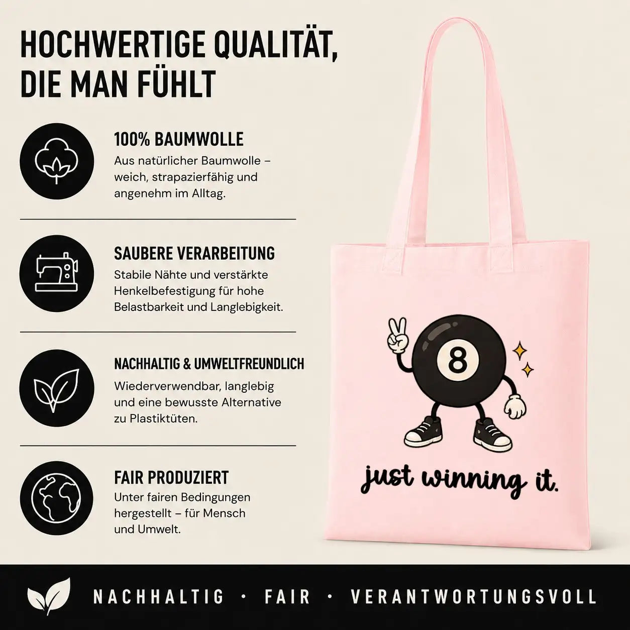 Baumwolltasche - Witzige Motive - Motiv nach Wahl