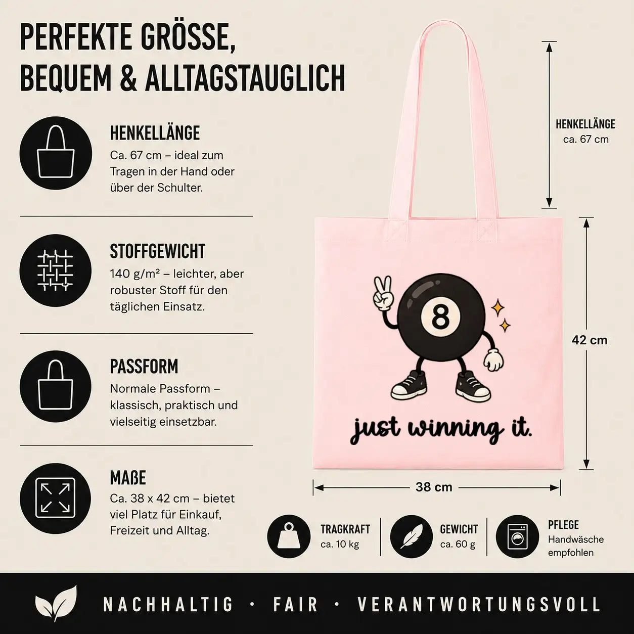 Baumwolltasche - Witzige Motive - Motiv nach Wahl