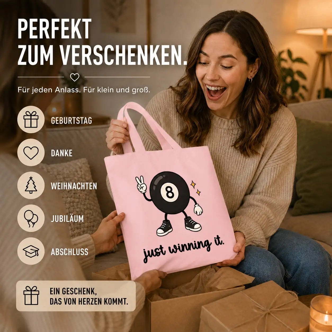 Baumwolltasche - Witzige Motive - Motiv nach Wahl