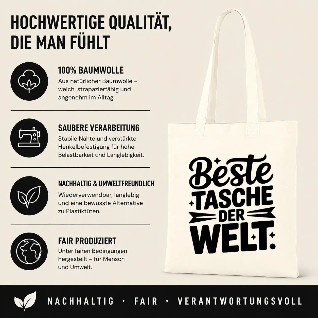 Baumwolltasche - Motivwelt Taschen - Motiv nach Wahl