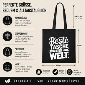 Baumwolltasche - Einkaufs-Sprüche & Taschen-Motive - Motiv nach Wahl