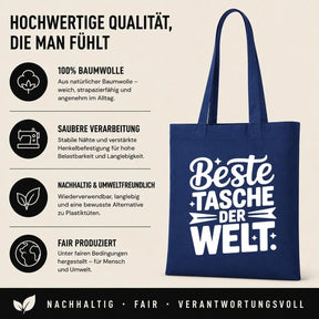 Baumwolltasche - Shopping & Alltag Sprüche - Motiv nach Wahl