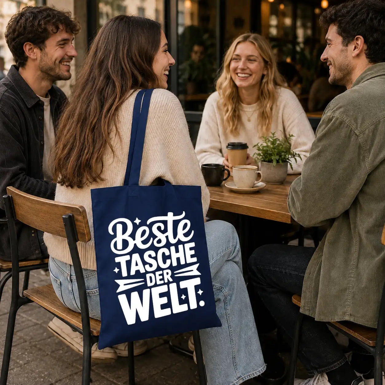 Baumwolltasche - Shopping & Alltag Sprüche - Motiv nach Wahl