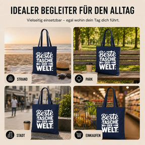 Baumwolltasche - Shopping & Alltag Sprüche - Motiv nach Wahl